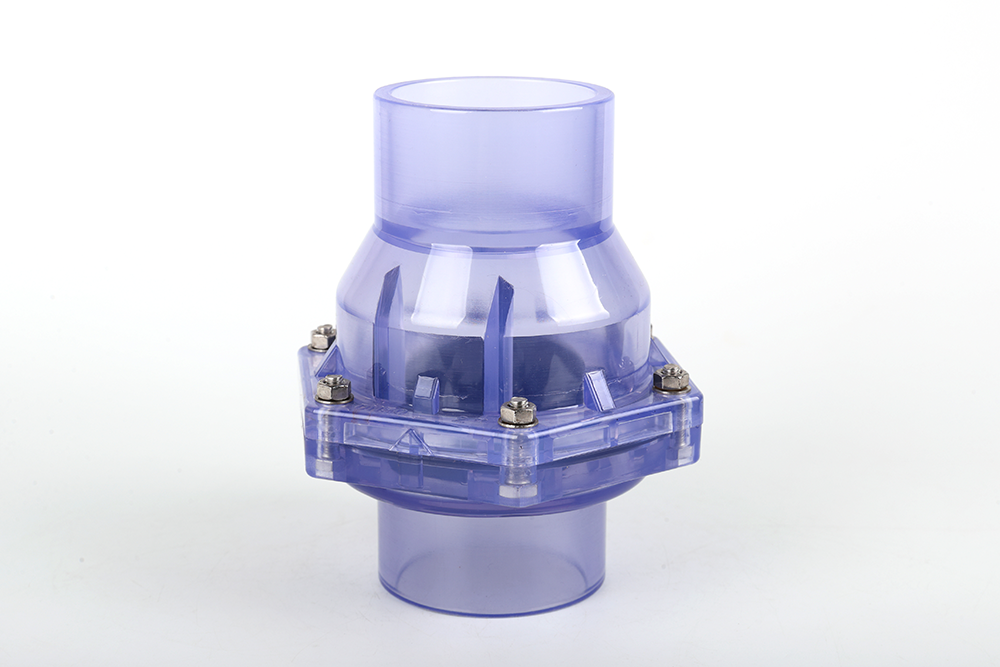 明水透明翻板式止回阀